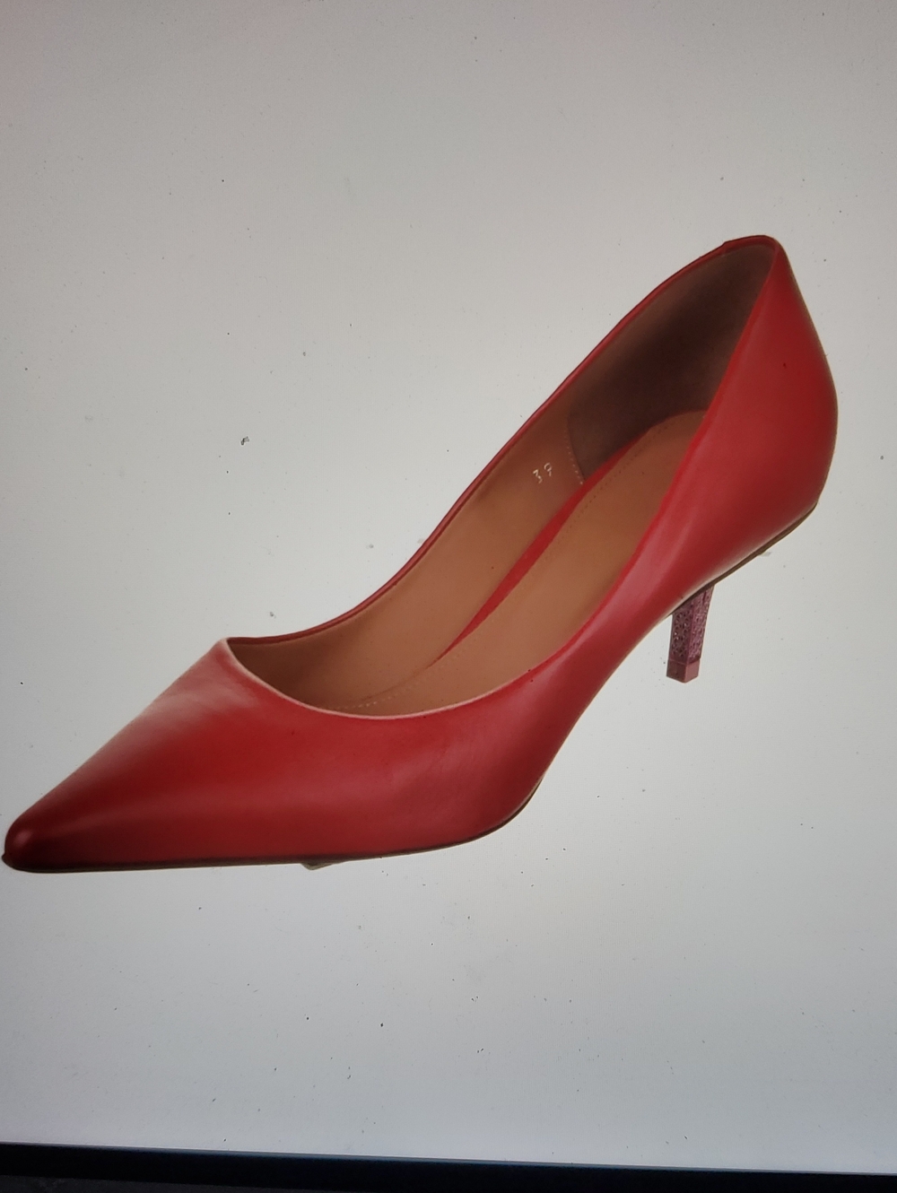 NEW RED Vetements Eiffel Tower Kitten Heel; IT 39